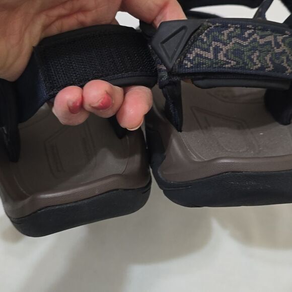 Teva Hurricane XLT 4156 Men Size 9 Hiking Outdoor Water Sandals Blue/ green/tan - Picture 5 of 7